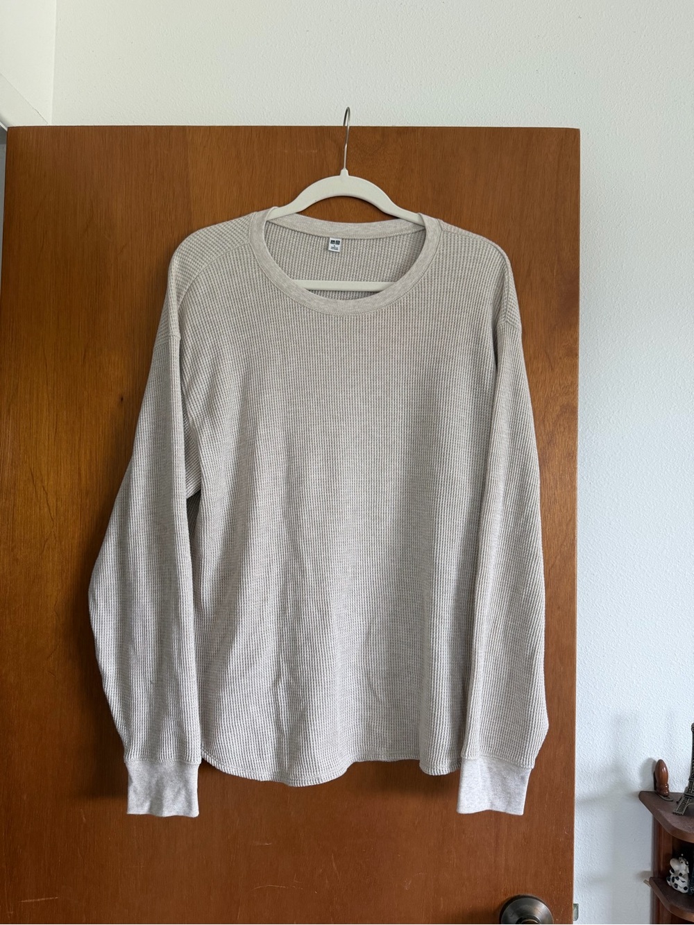 Uniqlo Women’s Waffle Knit Long Sleeve Crewneck / Shirt Sweater
